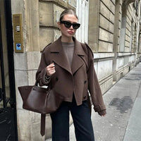 BROWN SHORT