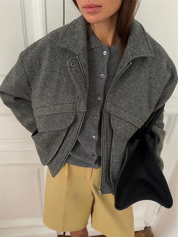 CAPPOTTO CORTO CON ZIP STREETWEAR