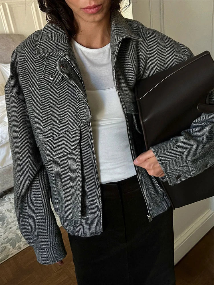 CAPPOTTO CORTO CON ZIP STREETWEAR