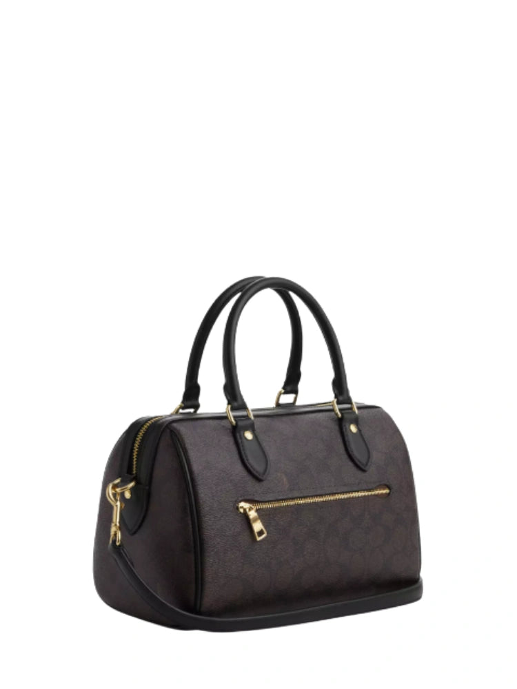 ROWAN SATCHEL BAG IN SIGNATURE CANVAS