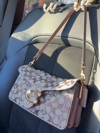 BORSA A SPALLA TABBY 26 CRYSTAL
