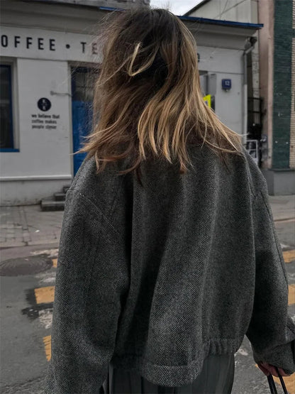 CAPPOTTO CORTO CON ZIP STREETWEAR