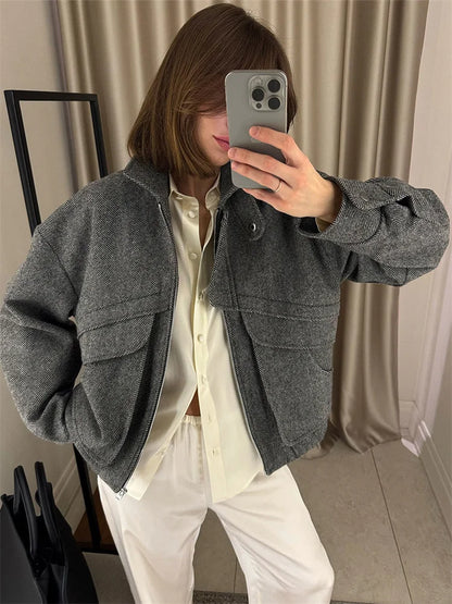 CAPPOTTO CORTO CON ZIP STREETWEAR
