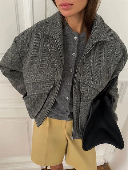 CAPPOTTO CORTO CON ZIP STREETWEAR