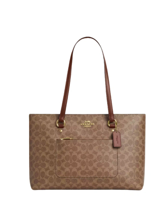 STATION TOTE BAG IN SIGNATURE CANVAS