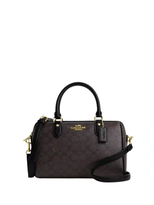 ROWAN SATCHEL BAG IN SIGNATURE CANVAS