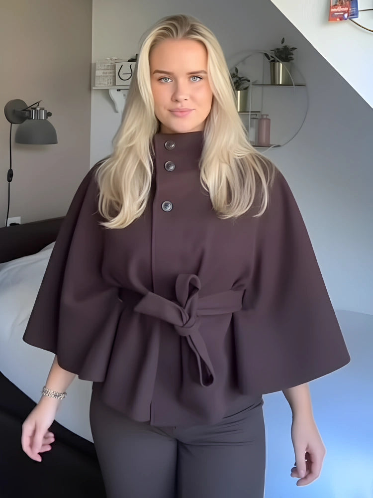 CAPPOTTO ELEGANTE CON CINTURA