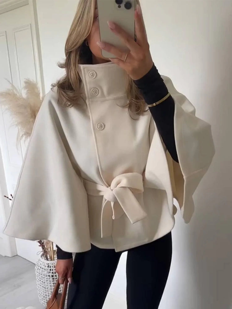 CAPPOTTO ELEGANTE CON CINTURA