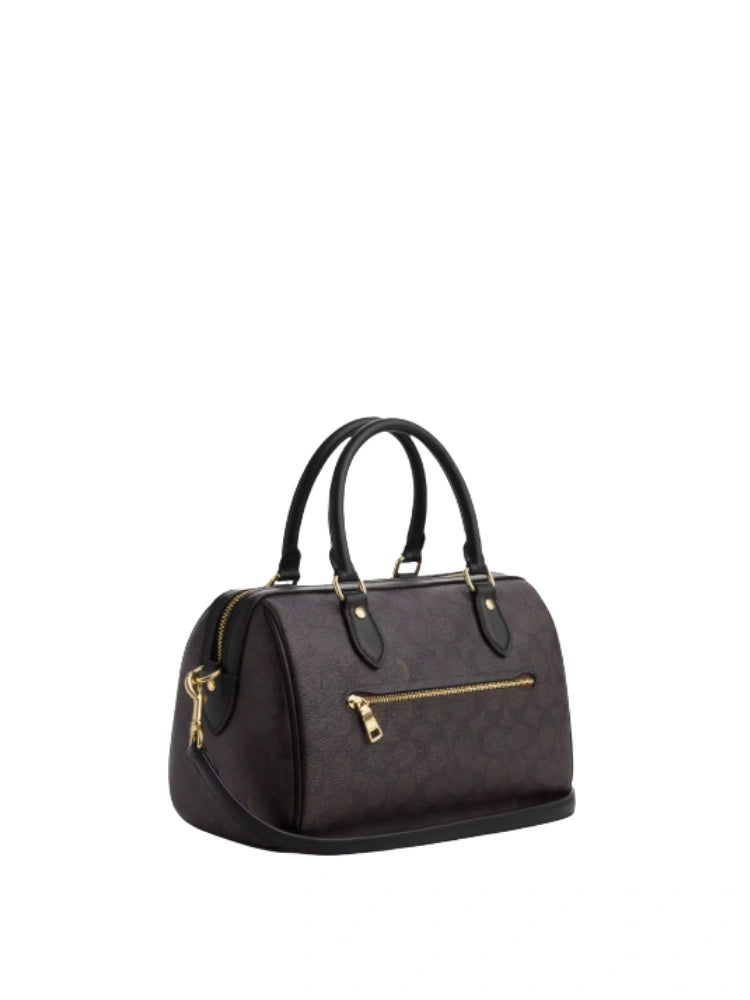 MINI ROWAN SATCHEL-TASCHE AUS SIGNATURE-CANVAS