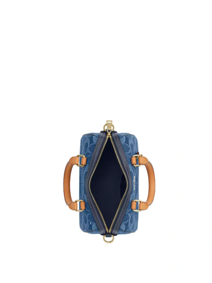 MINI ROWAN SATCHEL-TASCHE AUS SIGNATURE-CANVAS