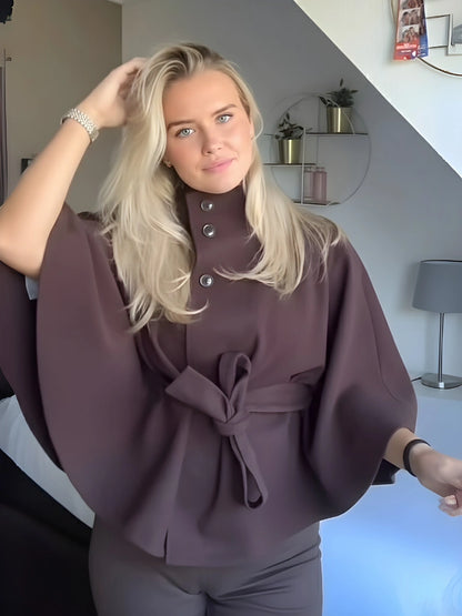 CAPPOTTO ELEGANTE CON CINTURA